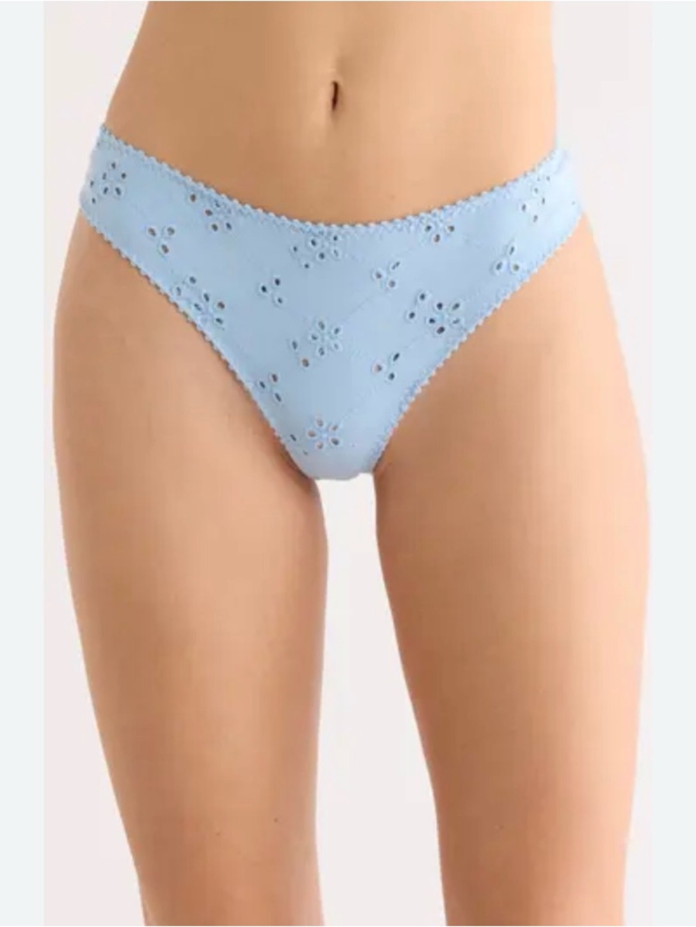 NWT Intimately Free People Homegrown Thong in Clear Sky | XL‎